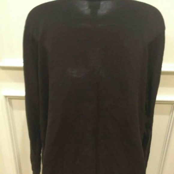 Chico's Jersey Tunic Size 3 Brown Leopard Print - Picture 6 of 11